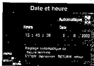 PANASONIC DMR-HS2 - Réglage automatique de l'horloge - 3