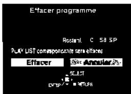 PANASONIC DMR-HS2 - Effacer un programme qui est en cours de lecture - 1