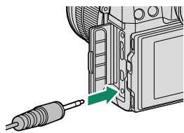 FUJIFILM X-H1 - - Utilisation d'une télécommande filaire - 2