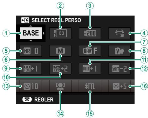 FUJIFILM X-H1 - L'affichage du menu rapide - 1