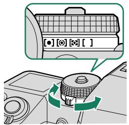 FUJIFILM X-H1 - La molette de selection de la mesure - 1