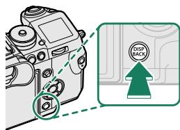 FUJIFILM X-H1 - La touche DISP/BACK - 2