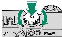 FUJIFILM X-H1 - Les molettes de sélection de la vitesse d'obturation et de la sensibilité - 1