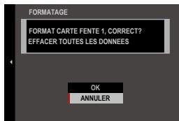 FUJIFILM X-H1 - FORMATAGE - 1