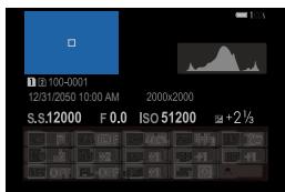FUJIFILM X-H1 - -Affichage des informations sur les photos - 4