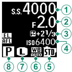FUJIFILM X-H1 - L'écran LCD supérieur - 1