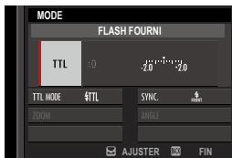 FUJIFILM X-H1 - RéGLAGE FONCTION FLASH - 2