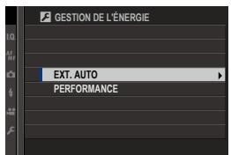 FUJIFILM X-H1 - GESTION DE L'ENERGIE - 1