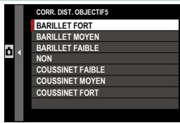 FUJIFILM X-H1 - Correction de la distorsion - 1