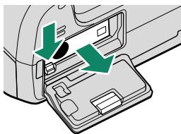 FUJIFILM X-H1 - Retrait de la batterie - 1