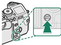 FUJIFILM X-H1 - La touche DISP/BACK - 1