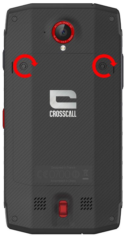 CROSSCALL TRERHER X3 NOIR - RETRAIT DU Cache - 8