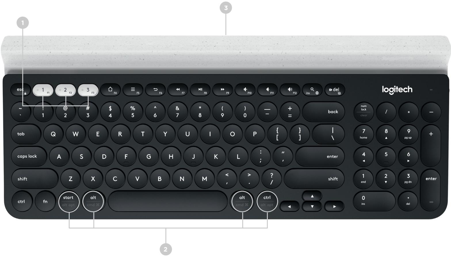 LOGITECH R780 - DÉCOUVREZ LE CLAVIER K780 MULTIDISPOSITIF - 4