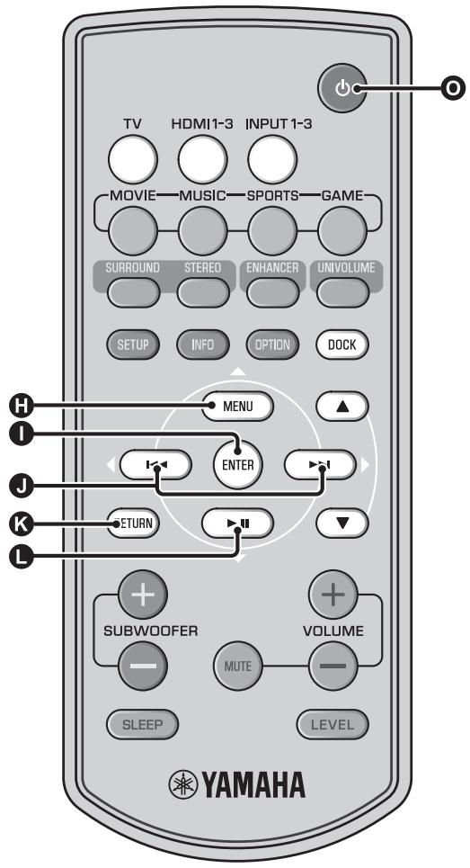 YAMAHA YR-S700B - Sous-menu : support - 1