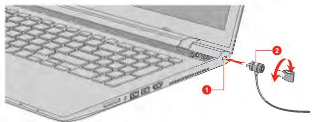 TOSHIBA LS5OT-C-100 - Fixation de l'ordinateur - 1