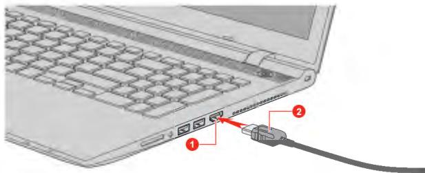 TOSHIBA LS5OT-C-100 - Port de sortie HDMI - 2