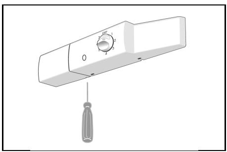 SAUTER SFA 152 - Changement de la lampe - 1