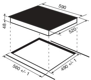 SCHOLTES TRC 641 DL NOIR - Encastrement - 1