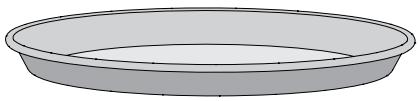 MIELE H6100BM - Plat à tarte HBF27-1 - 1