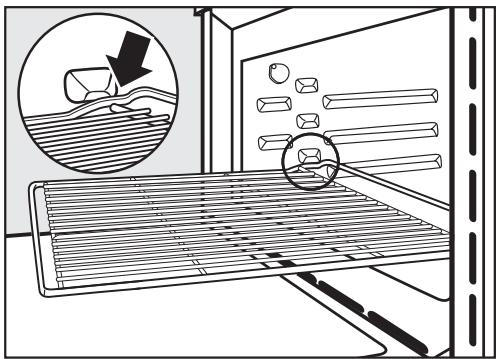 MIELE H6100BM - Grille avec butée de sécurité - 2