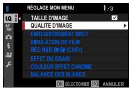 OATAPMX T50 - RéGLAGE MON MENU - 3