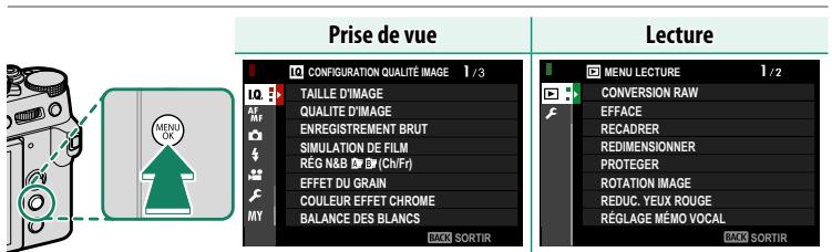 OATAPMX T50 - Utilisation des menus - 1