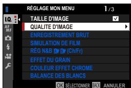 OATAPMX T50 - REGLAGE MON MENU - 3