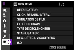 OATAPMX T50 - Options de raccourcis - 1