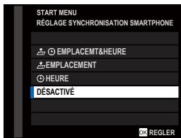 OATAPMX T50 - Pour synchroniser les réglages de l'appareil photo avec les réglages configres sur votre smartphone ou tablette. - 1