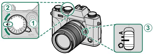 OATAPMX T50 - Mode A:AE avec priorite à l'ouverture - 1