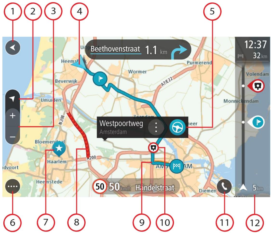 TOMTOM GO CAMPER MONDE - Mode carte - 1