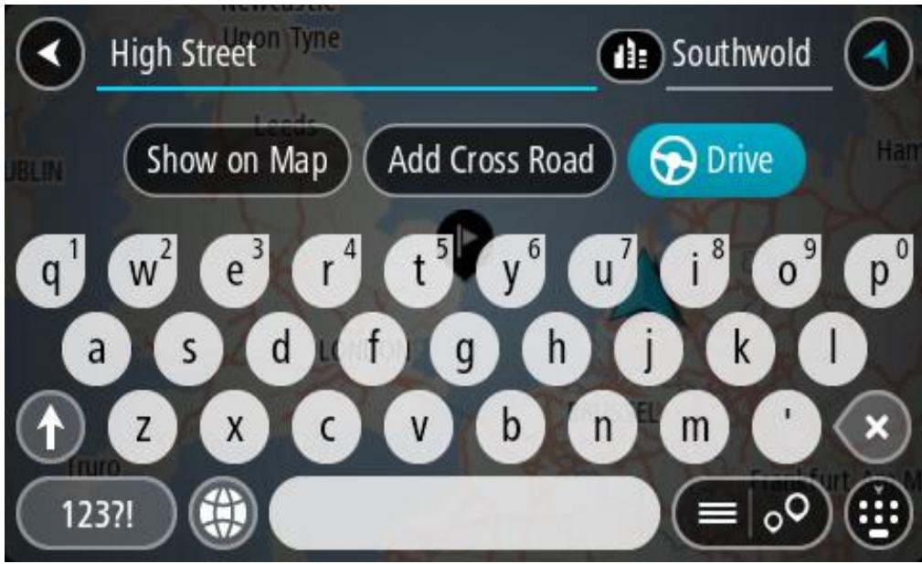 TOMTOM GO CAMPER MONDE - Sélectionnez une suggestion d'adresse. - 1
