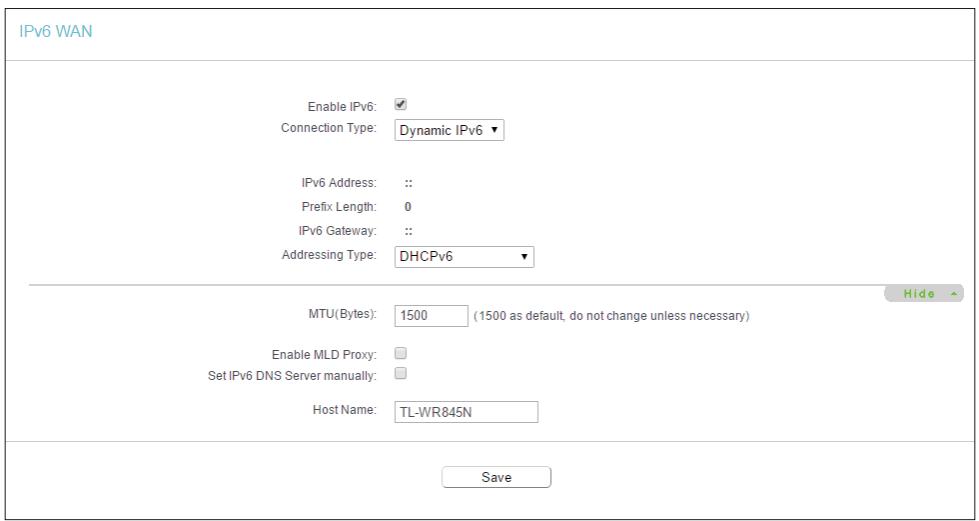 TP-LINK ARCHER C50 - IPv6 WAN - 1