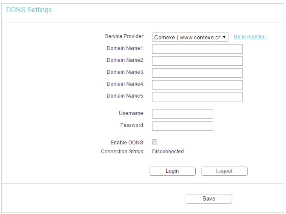 TP-LINK ARCHER C50 - Comexe DDNS - 1