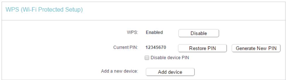 TP-LINK ARCHER C50 - Method TWO: Enter the Client's PIN - 1