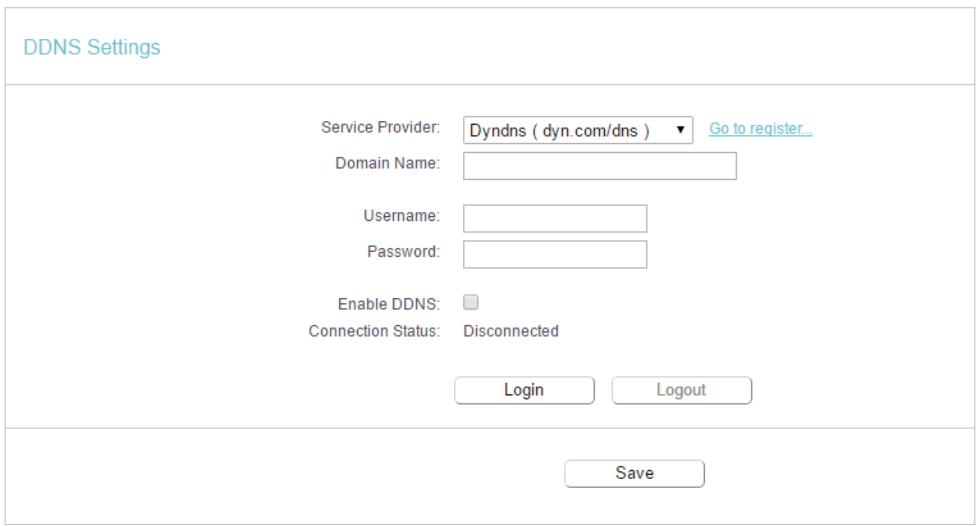 TP-LINK ARCHER C50 - Dyndns DDNS - 1