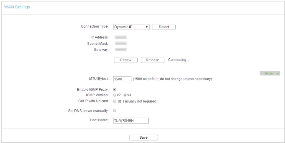 TP-LINK ARCHER C50 - Dynamic IP - 1