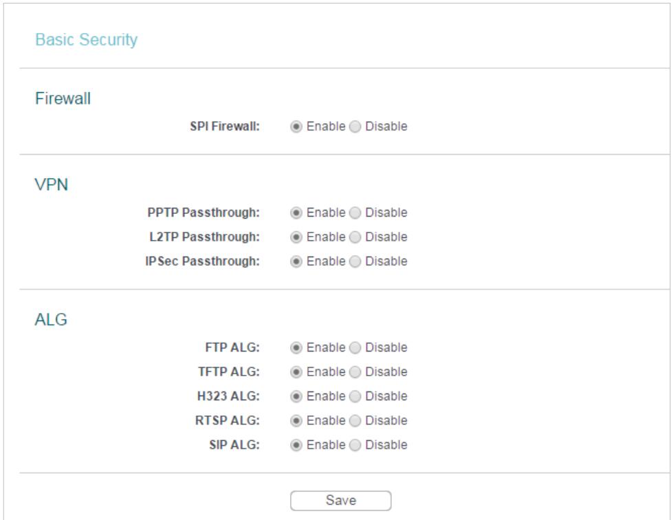 TP-LINK ARCHER C50 - Basic Security - 1