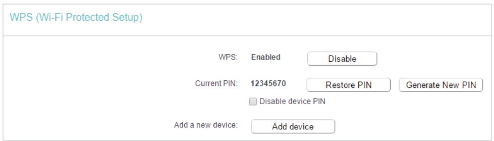 TP-LINK ARCHER C50 - Method ONE: Press the WPS Button on Your Client Device - 1
