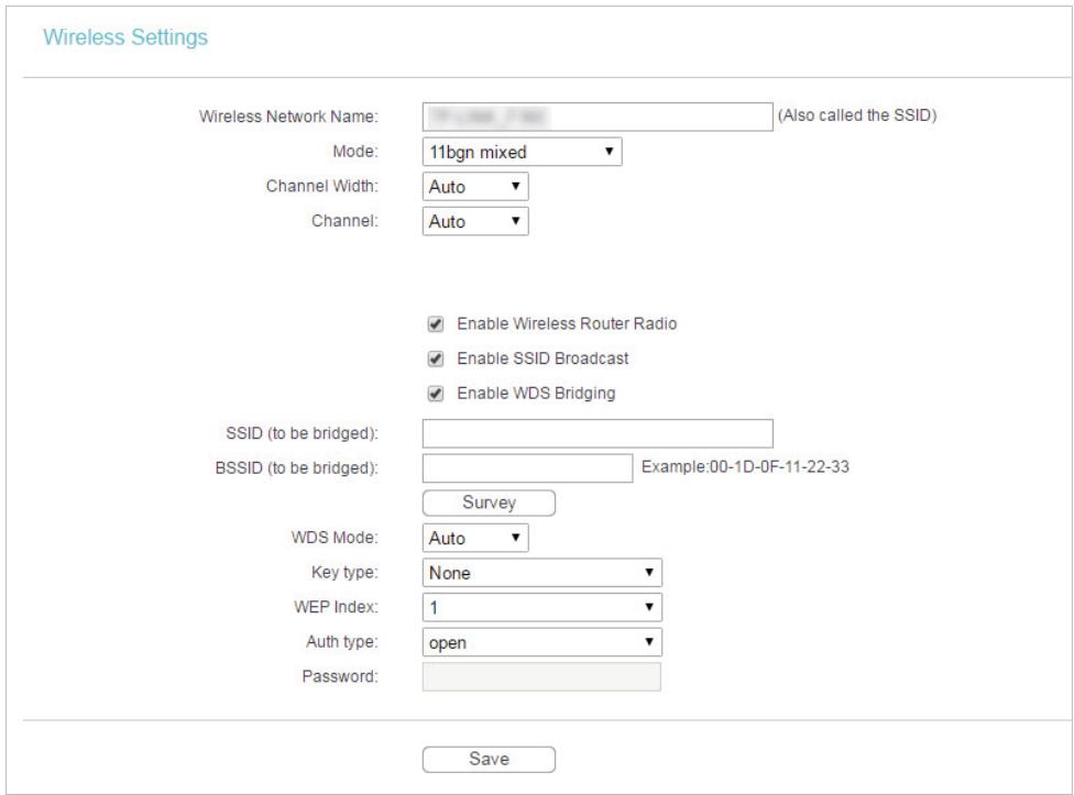 TP-LINK ARCHER C50 - Survey the SSID to be bridged: - 1