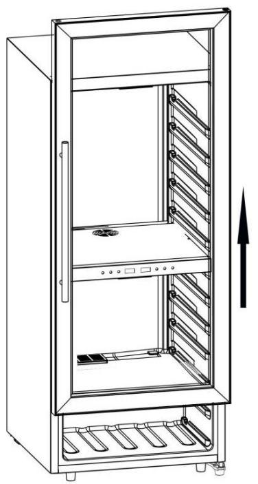 LA SOMMELIERE CvD102DZ - Porte réversible : - 2