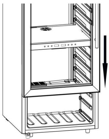LA SOMMELIERE CvD102DZ - Porte réversible : - 5