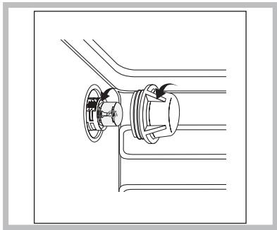 ARISTON CP 98S P6X INOX - Remplacement de l'ampoule déclairage du four - 1