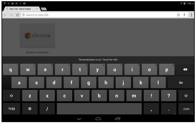 ACER A3-A20-K49X - Le clavier de l'écran - 1