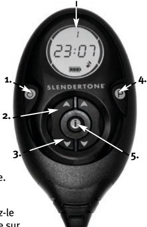 SLENDERTONE CEINTURE ABS HOMME - ECRAN DE LA TÉLÉCOMMANDE - 1