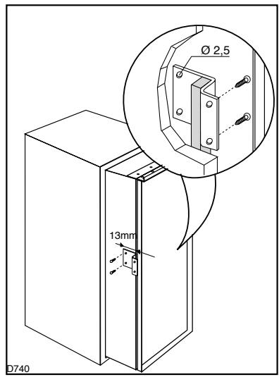 BRANDT SB 3050 - Dimensions de la niche - 3
