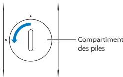 APPLE TV MD199FD/A - Remplacement de la pile de la télécommande - 1