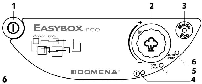 DOMENA EASYBOX - Témoins lumineux - 1
