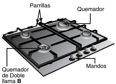 SIEMENS 3422100840 - Así se presenta su placá de coccción: - 3