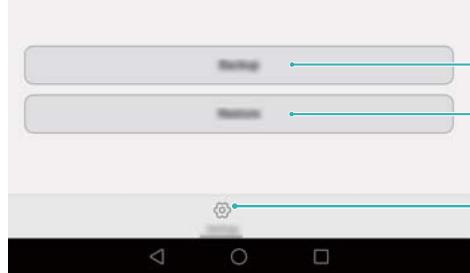 HUAWEI MSLiTE 8"32GB WHITE - Utiliser l'application Sauvegarde pour sauvegarder et restaurer des données - 2